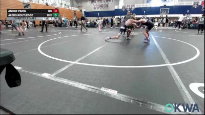 112 lbs Quarterfinal - Asher Paris, Shelton Wrestling Academy vs Aleks Routledge, Husky Wrestling Club