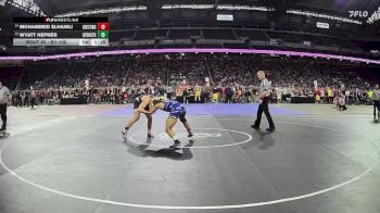 D1-150 lbs Champ. Round 1 - Wyatt Hepner, Grosse Pointe South HS vs Mohammed Elhawli, Dearborn Heights Crestwood