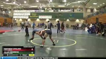 126 lbs Champ. Round 3 - Matthew Catalano, Vista Murrieta vs Allan Hendricks, Calvary Chapel