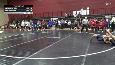 133 lbs Champ. Round 2 - Anthony O`dell, Southeastern vs Max Meredith, Shorter