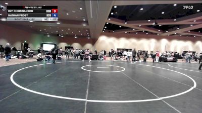 157 lbs Cons. Round 3 - Bly Christianson, Connecticut vs Nathan Frost, New York