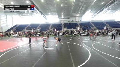 109 kg Round Of 16 - Christian Alvarez, DUB Wrestling vs Eddie Fong, Mantanona TC