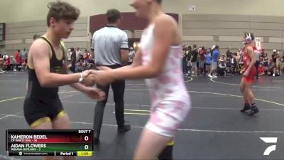 125 lbs Round 3 (6 Team) - Kameron Bedel, CP Wrestling vs Aidan Flowers, Indiana Outlaws