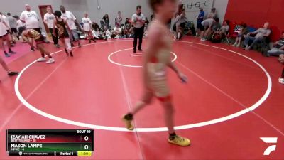 110 lbs Round 4 (6 Team) - Izayiah Chavez, Best Trained vs Mason Lampe, MPWC