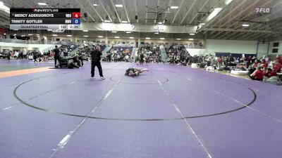 160 lbs Quarterfinal - Mercy Adekuoroye, Wayland Baptist University vs Trinity Gottler, Midway