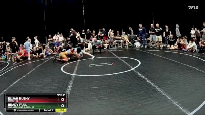 115 lbs Placement (4 Team) - Elijah Bushy, POWA vs Brady Full, Mat Assassins Black