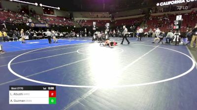 170 lbs Consi Of 8 #1 - Leenah Abushi, Arroyo (NC) vs Alyssa Guzman, Orange Vista