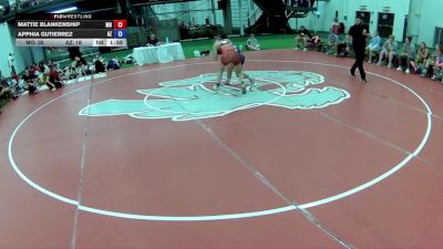 130 lbs Mattie Blankenship, Missouri vs Apphia Gutierrez, Arizona