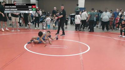 71 lbs Cons. Semis - Joao Flores, Katy Area Wrestling Club vs Noah Upmann, Warrior Trained Wrestling