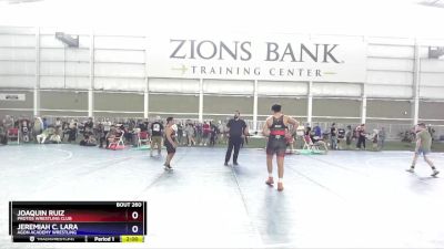 190 lbs Semifinal - Joaquin Ruiz, Protos Wrestling Club vs Jeremiah C. Lara, Agon Academy Wrestling