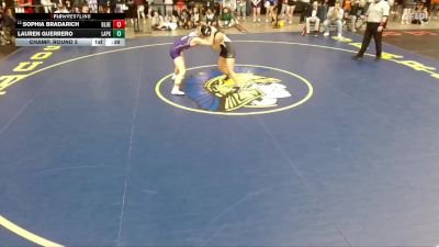115 lbs Champ. Round 2 - Sophia Bradarich, Sherrard vs Lauren Guerrero, Unattached