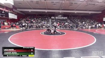 108 lbs 1st Place Match - Connor Jeong, Castro Valley High School vs Jack Baker, Granada High School