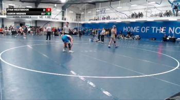 Silver 133 lbs Cons. Round 4 - Zyan Westbrook, Quincy vs Aaron Meenen, Wisconsin-Platteville
