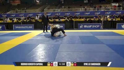 Ryne Lee Sandhagen vs Rodrigo Benedito Caporal 2026 Pan Jiu Jitsu IBJJF Championship