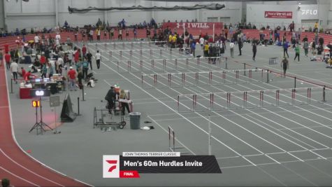 Men's 60m Hurdles Invite, Finals 1