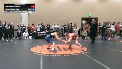 132 lbs Champ. Rd Of 16 - Thomas Oswald vs Chase Kastner, Southside