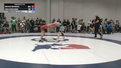 51 kg Cons. Sub-rd Of 32 - Justice Espinoza, Colorado vs Odin Duncombe, Pinnacle Wrestling Club