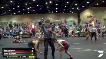 70 lbs Round 2 (6 Team) - Brcyen Hein, SWAT Gold vs Cory Buckley, Region Wrestling Academy