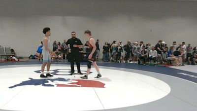 72 kg Cons. Sub-rd Of 32 - Wesley Niegel, CNCC RTC vs Darius Marines, Michigan Wrestling Club