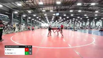 152 lbs Prelims - Gabriel Belga, Team Nauman Silver vs Gabe Carman, Young Guns Red