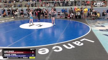 86 lbs 3rd Place Match - Liam Shack, Avalanche Wrestling Association vs Ezekiel O`Neil, Anchorage Youth Wrestling Academy