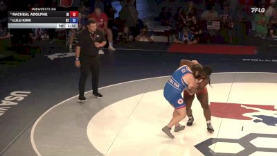 207 lbs 1st Place Match - Racheal Adolphe, IN vs Lulu Kirk, KS