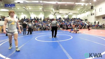 132 lbs Quarterfinal - Zavian Jamerson, Tulsa Blue T Panthers vs Brody Bates, Keystone Kids Wrestling Club