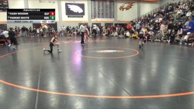 63 lbs Cons. Round 1 - Parker Watts, Big Game Wrestling Club vs Kash Woodin, Benton Community Cat Pac