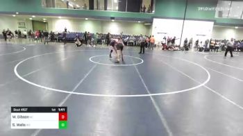 132 lbs Consi Of 64 #1 - William Gibson, NC vs Saige Walls, WV