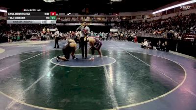 5A 285 lbs Champ. Round 1 - Jorge Alvardo, Clovis vs Israyel Barraza, Manzano