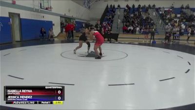 145 lbs Quarterfinal - Jessica Mendez, Arizona State Club vs Isabella Reyna, Unattached