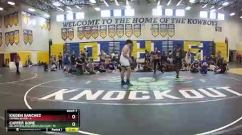 285 lbs Champ Round 1 (16 Team) - Carter Gore, Deland Bulldog Wrestling Club vs Kaiden Sanchez, Camden Silver