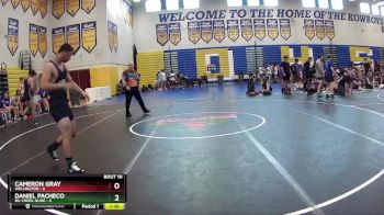 182 lbs Quarters & Wb (16 Team) - Cameron Gray, Wellington vs Daniel Pacheco, Bu-Creek-Burg