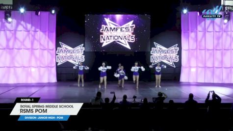 Royal Spring Middle School - RSMS Pom [2024 Junior High - Pom 1] 2024 JAMfest Dance Super Nationals