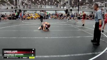 120 lbs Round 2 (8 Team) - Connor Lagier, Mat Assassins Black vs Muhammad Abuhadba, Full Circle Green