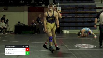 174 lbs Quarterfinal - Benjamin Pasiuk, Army West Point vs Sammy Starr, Navy
