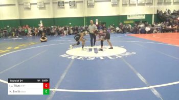 120 lbs Prelims - Jordan Titus, Center Moriches vs Noah Smith, Columbia