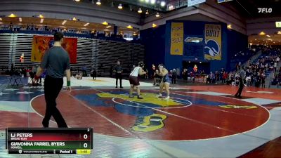 235 lbs Semifinal - LJ Peters, Broad Run vs Giavonna Farrel Byers, Howell