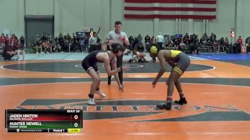 133 lbs Champ. Round 2 - Jaden Hinton, Baldwin Wallace vs Hunter Newell, Mount Union