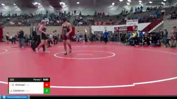220 lbs Cons. Round 5 - Ethan Michael, MARKLE vs Josh Cambron, Indy West Wrestling Club