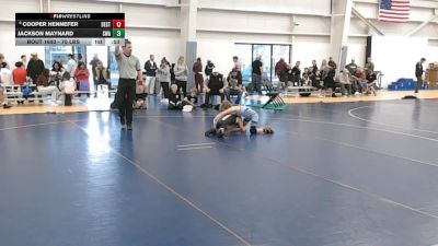 75 lbs Cons. Semis - Cooper Hennefer, Declo Stingers vs Jackson Maynard, Sanderson Wrestling Academy