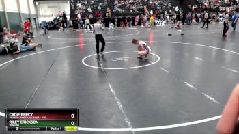 136-148 lbs Quarterfinal - Cadie Percy, Victory Wrestling Club - VTC vs Riley Erickson, Wiggins