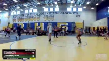 182 lbs Quarters & Wb (16 Team) - Tysom Reyes, Team Barracuda vs John Fernandez, Team Kombat