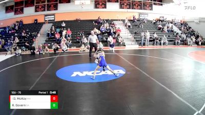 10U - 75 lbs Round 3 - Damiano McKoy, Albert Gallatin vs Rob Govern, Derry Area