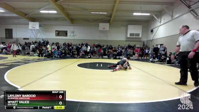 89 lbs Cons. Round 1 - Laylony Barocio, Gladiator Wrestling vs Wyatt Valice, USA Gold