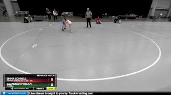 69-72 lbs 3rd Place Match - Emma Schnell, Victory Wrestling Club - VTC vs Savannah Phelan, Florida