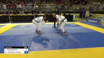 JEFF MACATANGAY vs MAURO HENRIQUE AYRES JUNIOR 2024 Pan Jiu Jitsu IBJJF Championship