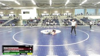 133 lbs Quarterfinal - Ryan Fitzsimmons, Pennsylvania College Of Technology vs Andrew Marchese, Castleton