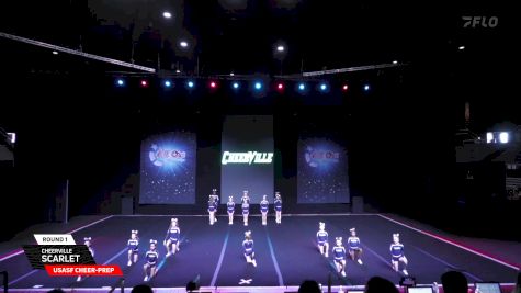 CheerVille - Scarlet [2025 USASF Cheer-Prep Round 1] 2025 Battle on Broadway