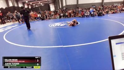 87 lbs Semifinal - Justin Tucker, Cowboy Mat Club vs Dillon Regis, Askeo International Mat Club